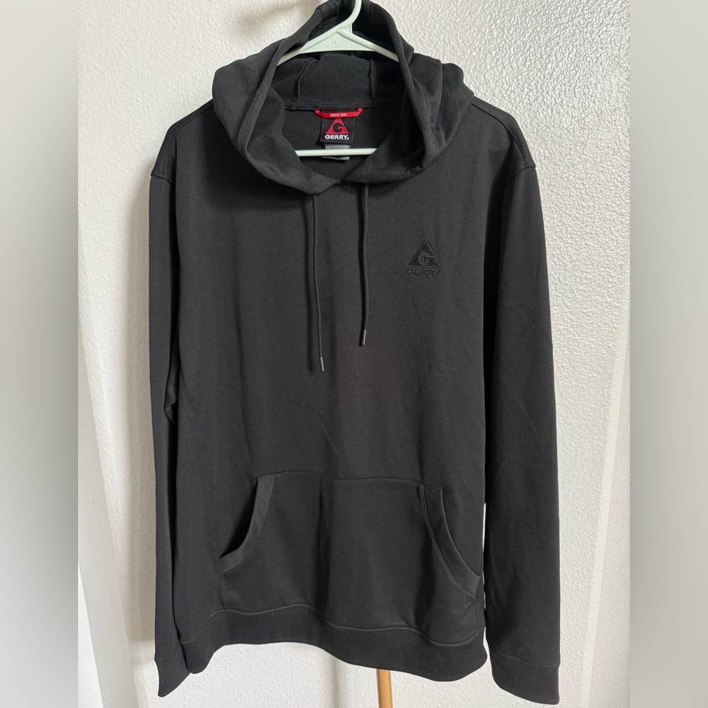 Gerry Mens Warm Active Hoodie, black, size XL